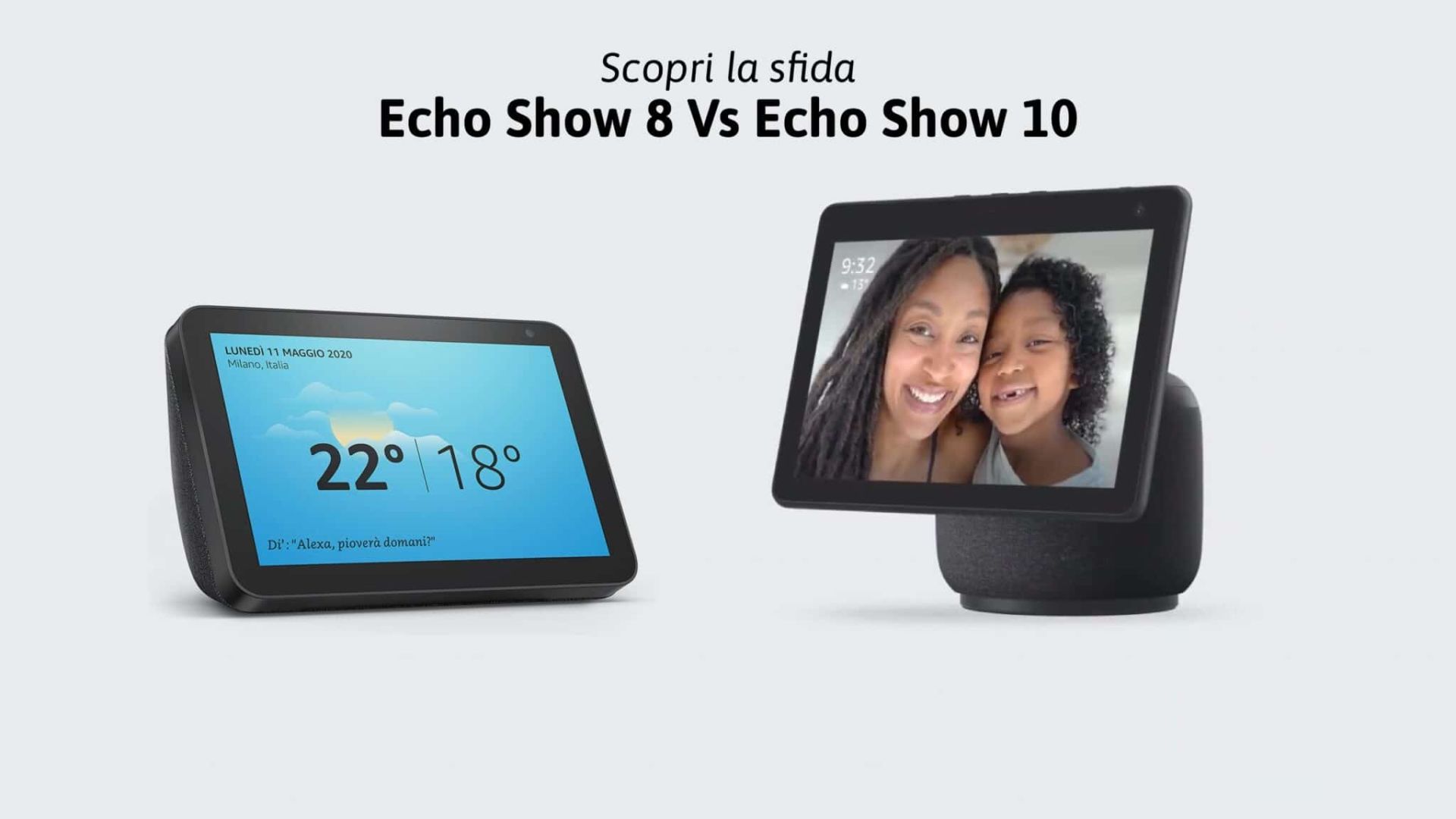 Echo Show 8 o Echo Show 10: quale Echo scegliere?